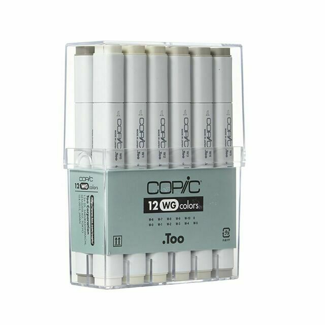 Copic Graphic Markers Classic 12c (Warm Grey)