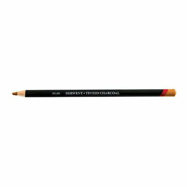 Derwent Tinted Charcoal Pencil - Burnt Orange