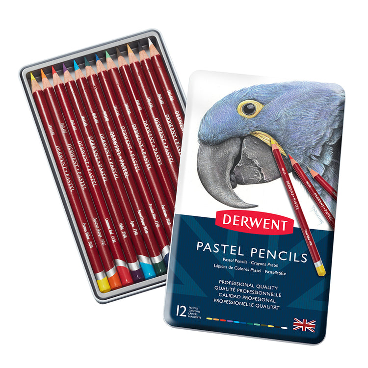 Derwent Pastel Colour Pencils (12c)