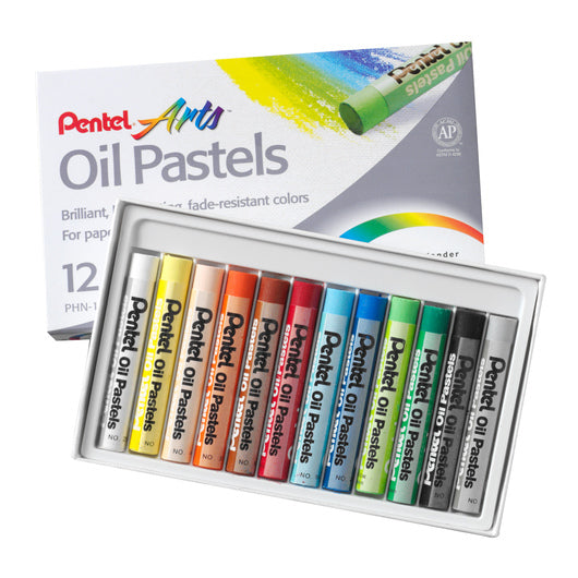 Pentel Oil Pastels 12Colour Set