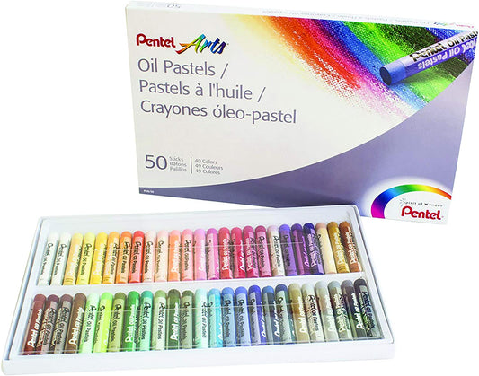 Pentel Oil Pastels 50Colour Set