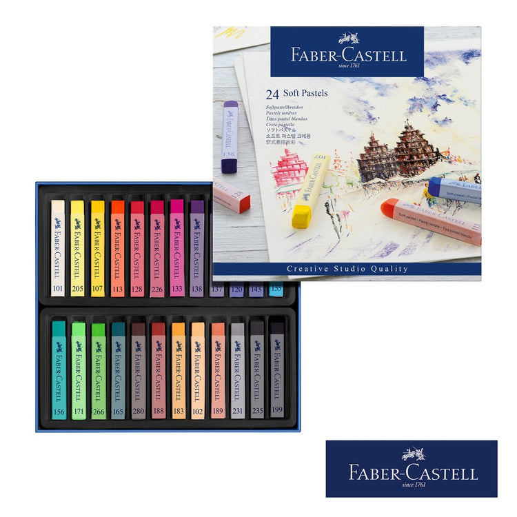 Faber-Castell Soft Pastels 24c(12 83 24)