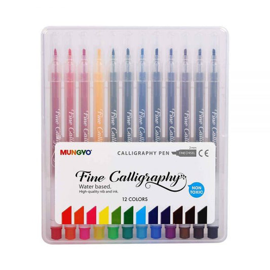 Mungyo Fine Calligraphy pen 12colours