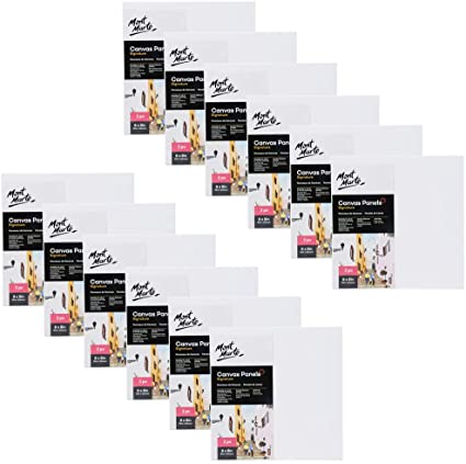 Mont Marte Canvas Panels 2pcs 8X8inch