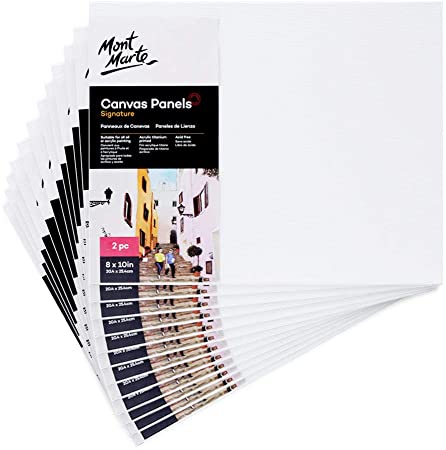 Mont Marte Canvas Panels 2pcs 8X10inch