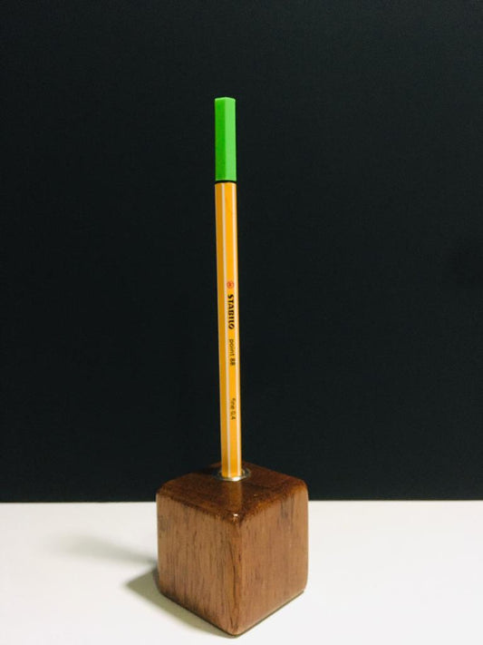 Wooden Pen Holder Single Hole (3212)