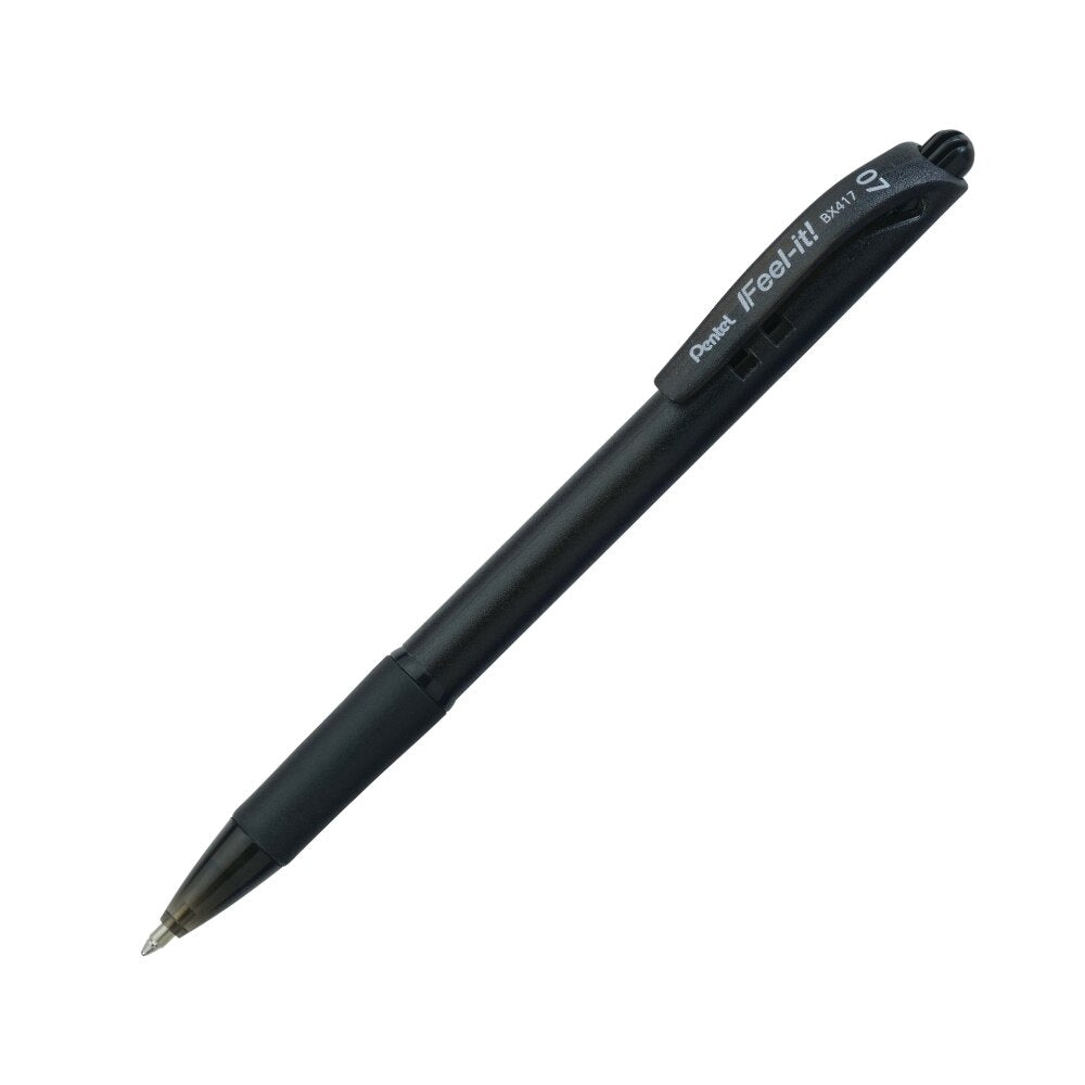 Pentel Ball Point Pen (Feel-it!-BX-417A-0.7) - Black – Premium Stationers