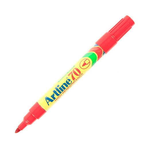 Artline Permanent Marker (EK-70) - Red