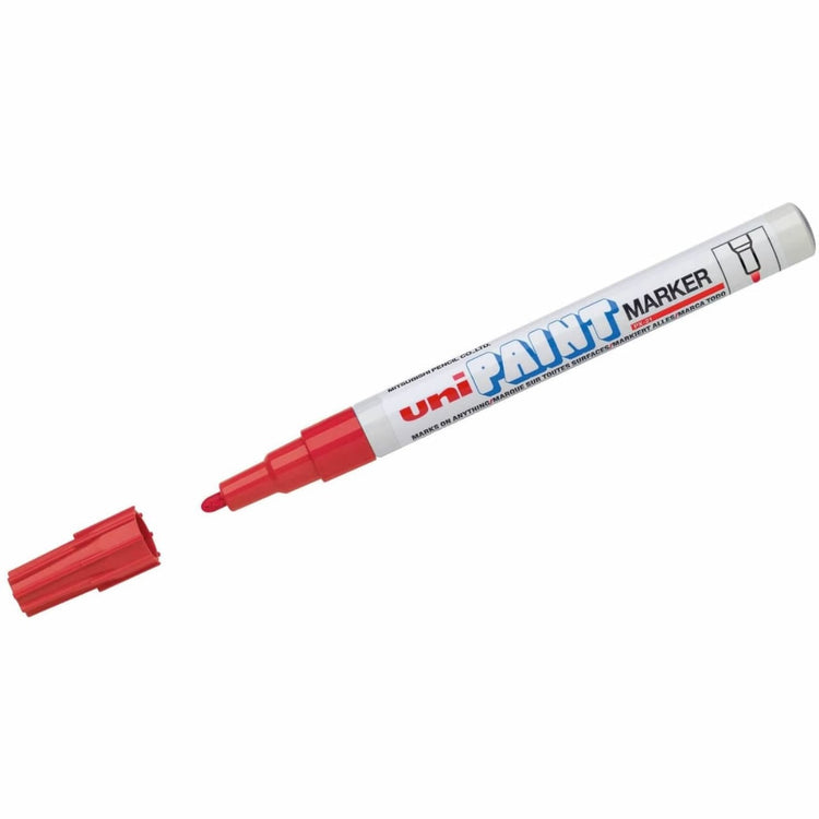 Uni Permanent Paint Markers (Px21) - Red