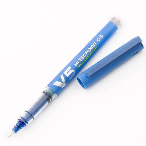 Pilot Gel Pen (Hi-tecpoint V5-0.5) - Blue