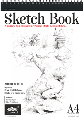 Matrikas Sketch Pad A4 50 Sheets Spiral